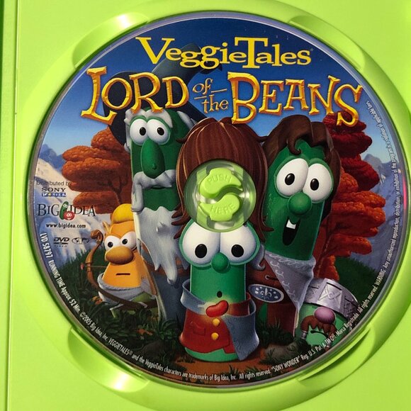 Lot of 2 DVD VeggieTales Lord Of The Beans & Sumo Of The Opera - Picture 5 of 11
